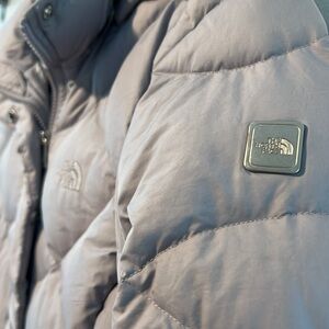 The North Face Women's Gray Quilted Winter Parka Coat XS